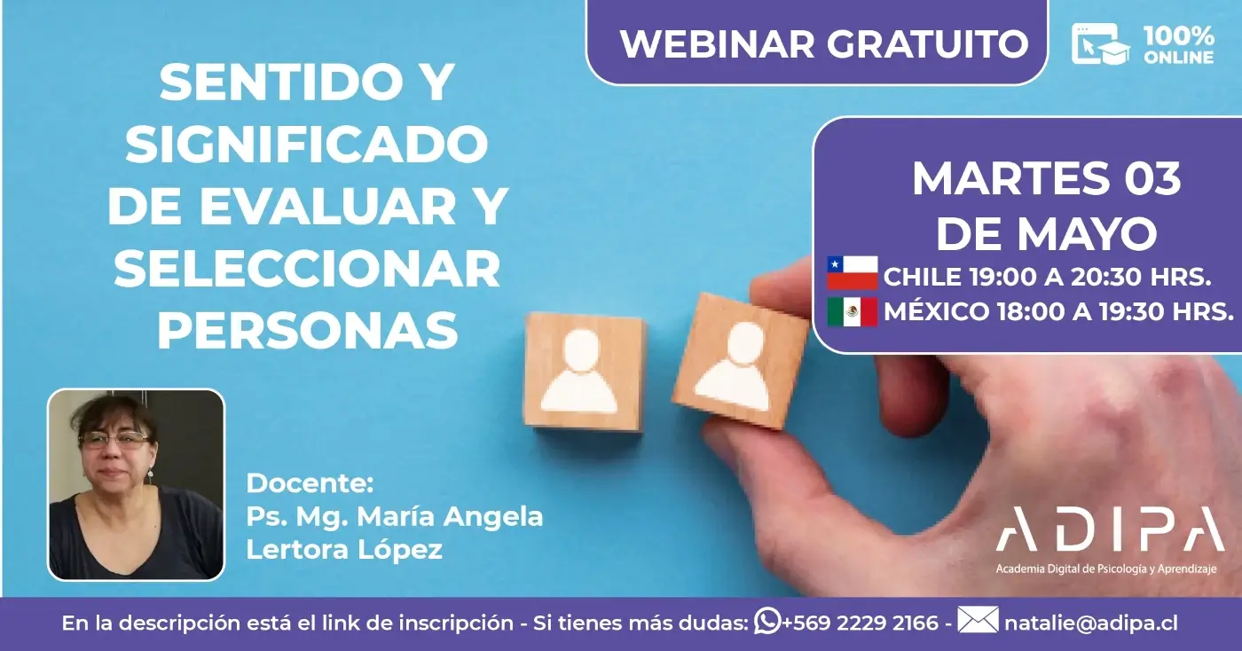 Selección de personas: Sentido y significado de evaluar - Adipa