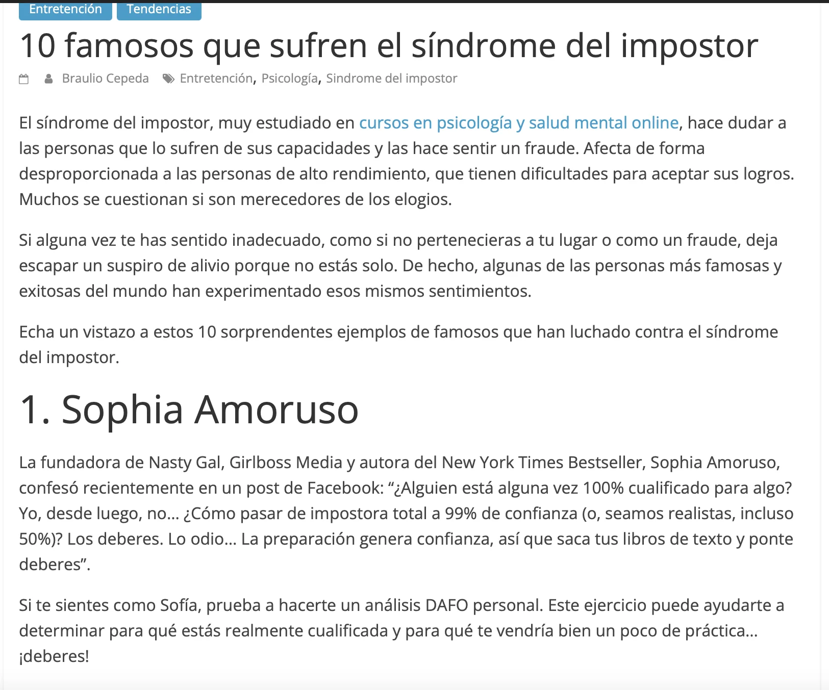 captura de pantalla noticia