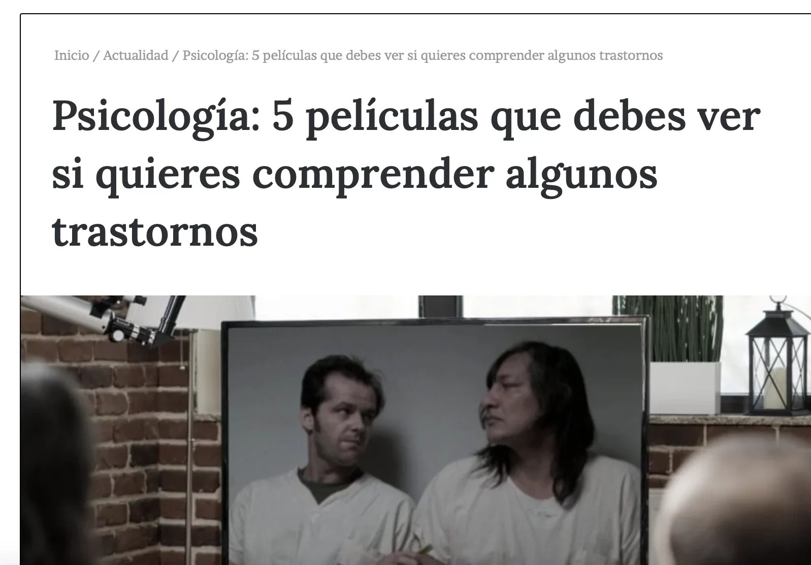 captura de pantalla noticia