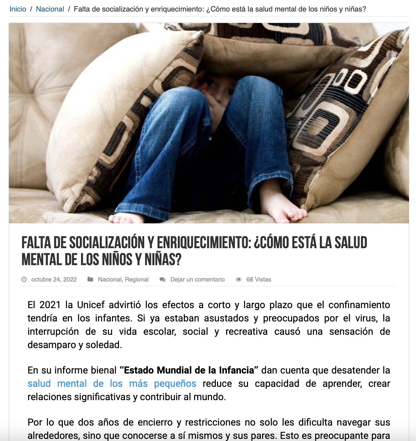 captura de pantalla nota