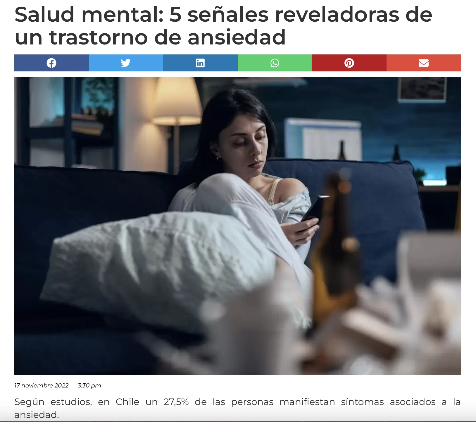 captura de pantalla nota