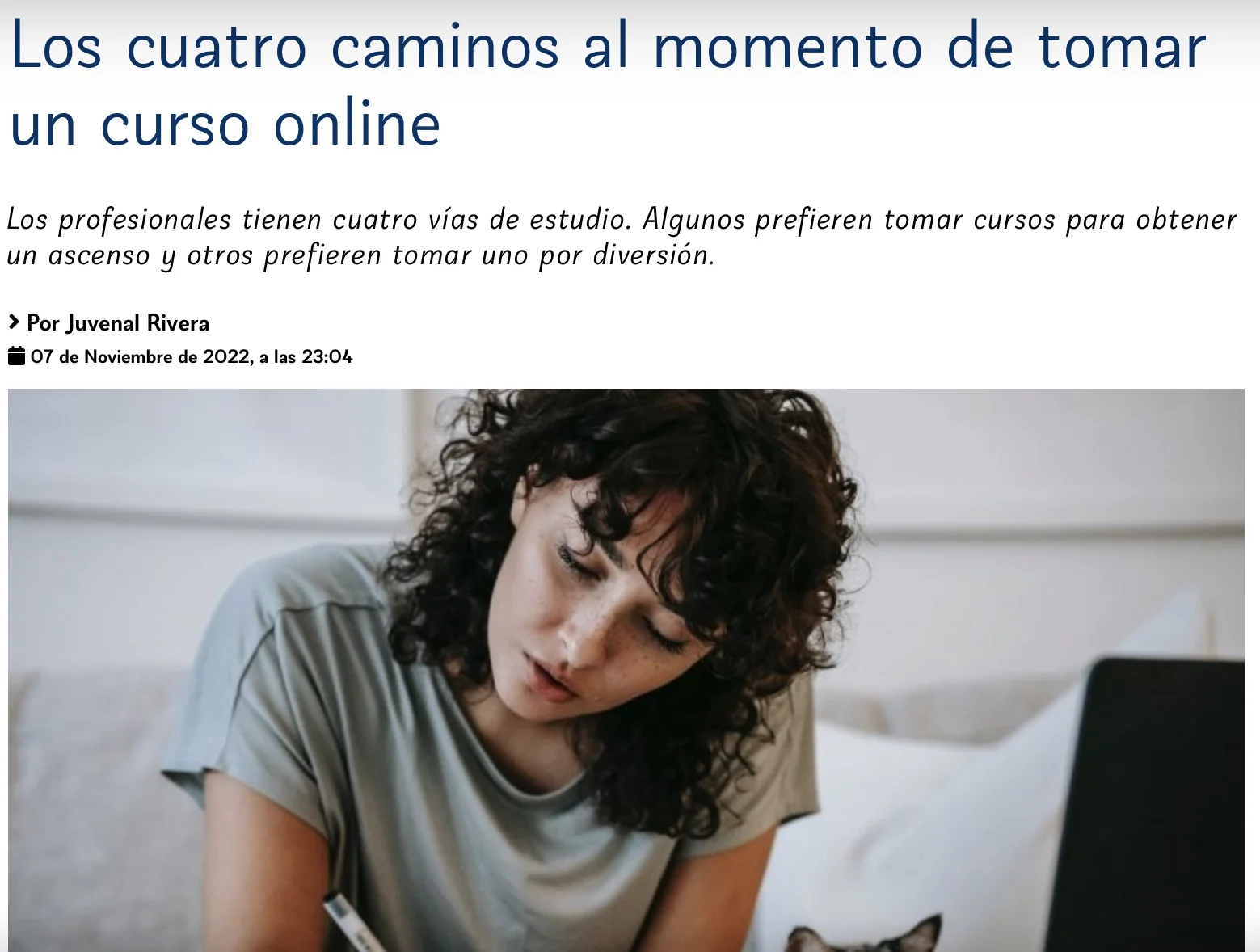 captura de pantalla nota