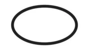 oval line icon vector