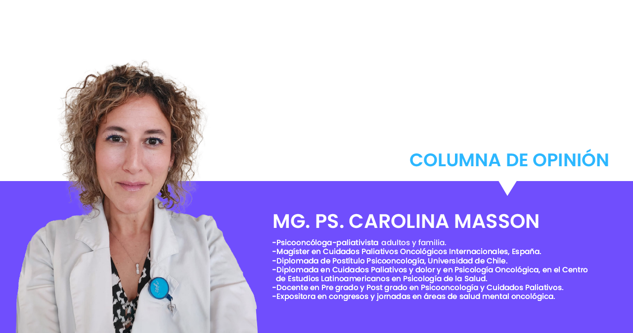 CV de carolina masson, docente y profesional de Adipa, especialista en tratamiento oncol&oacute;gico