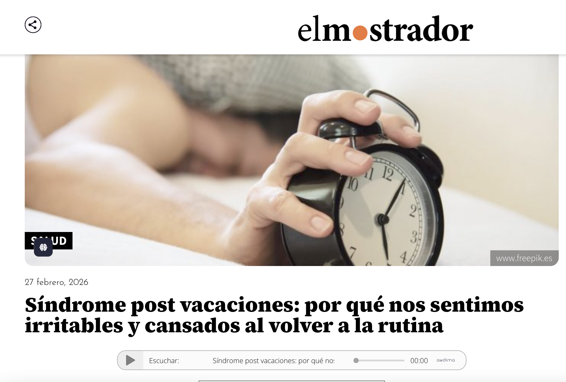 portada noticia el mostrador sobre inicio marzo