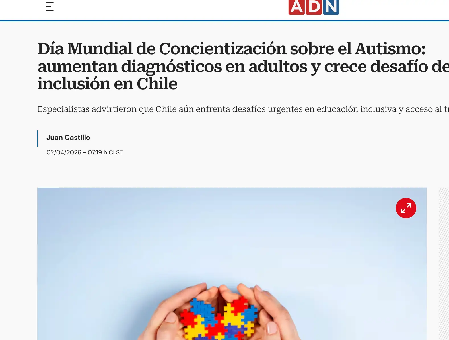 captura noticia dia mundial concientizacion autismo