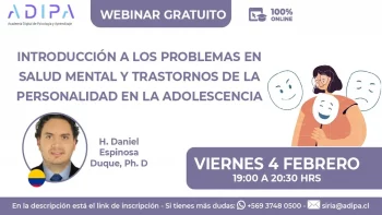 Introducción a los problemas en salud mental y trastornos de la personalidad en la adolescencia