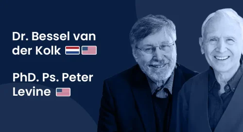Sesión Magistral de Bessel van der Kolk y Peter Levine en Trauma Psicológico - Adipa